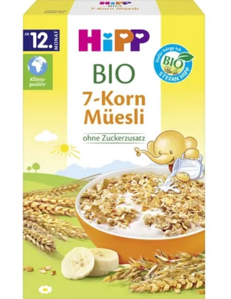 Muesli de 7 cereales bio 200 gr HiPP