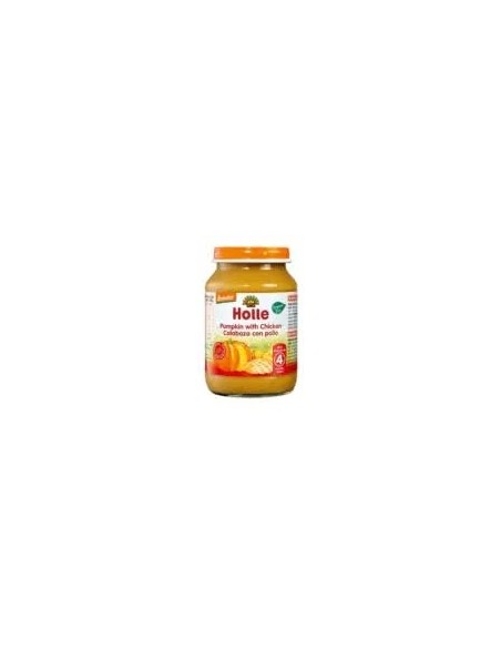 Puré-tarrito calabaza con pollo demeter 190 gr Holle