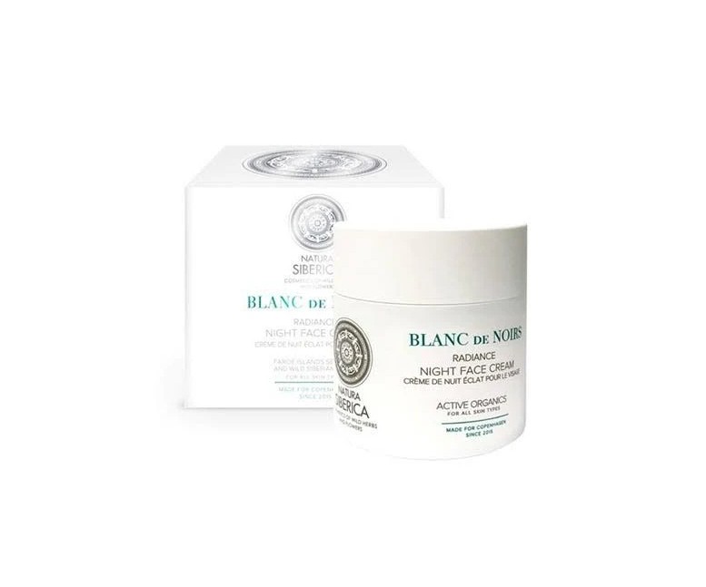 Crema facial noche Radiance blanc des noirs 50 ml Natura Siberica