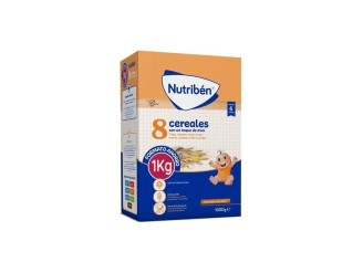Nutriben 8 cereales miel galleta maría
