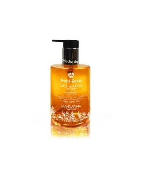 Jabón de manos mandarina con dosificador 300 ml Radhe shyam