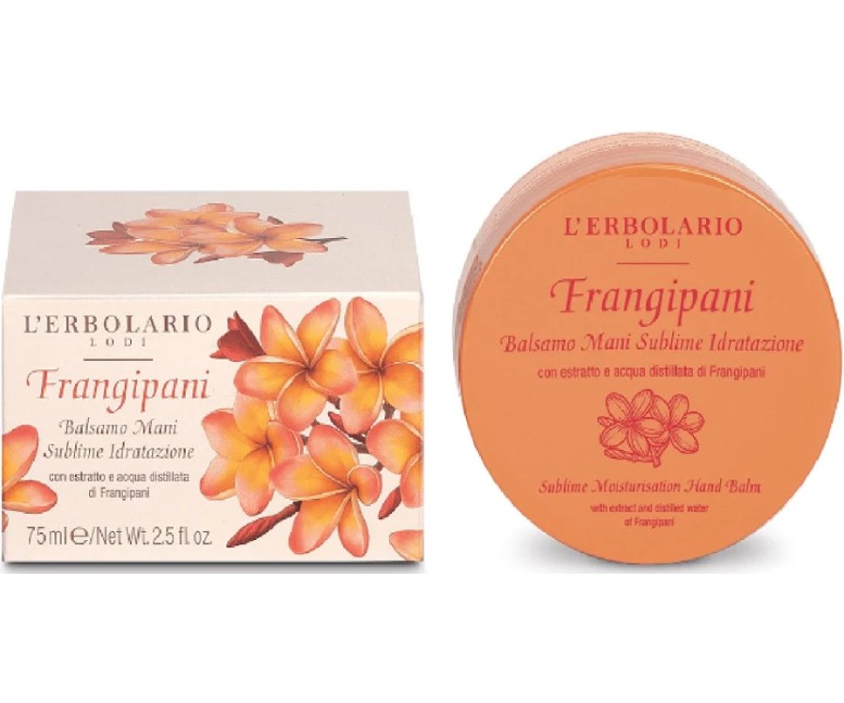 Frangipani bálsamo de manos sublime hidratación 75 ml L’Erbolario