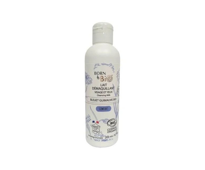 Leche limpiadora agua floral rosas y arándanos bio. 200 ml Born