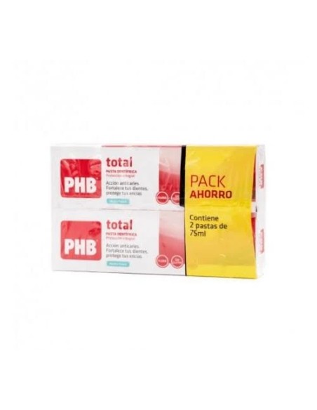Phb total pasta dental duplo 2 cap - 75 ml Phb