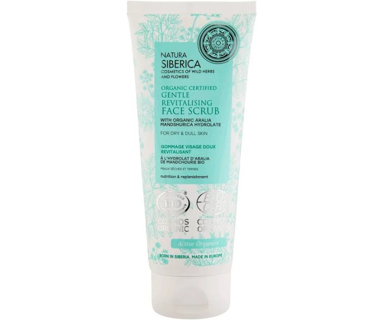 Exfoliante facial suave piel seca-apagada eco 100 ml Natura Siberica