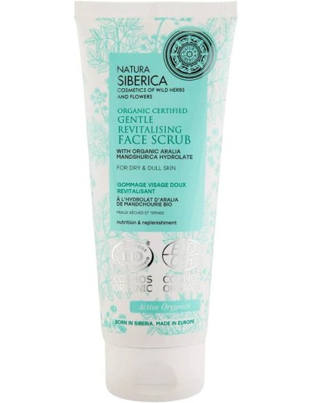 Exfoliante facial suave piel seca-apagada eco 100 ml Natura Siberica