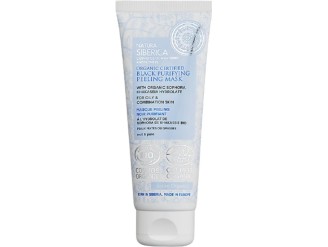 Mascarilla facial exfoliante negra purificante