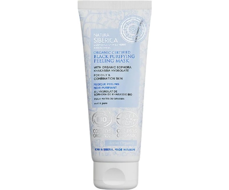 Mascarilla facial exfoliante negra purificante 75 ml Natura Siberica