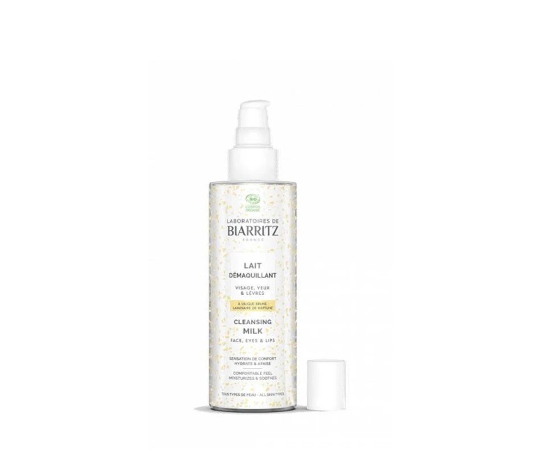 Leche limpiadora desmaquillante cara ojos labios 200 ml Laboratorios Biarritz