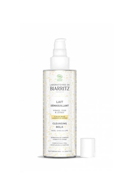 Leche limpiadora desmaquillante cara ojos labios 200 ml Laboratorios Biarritz
