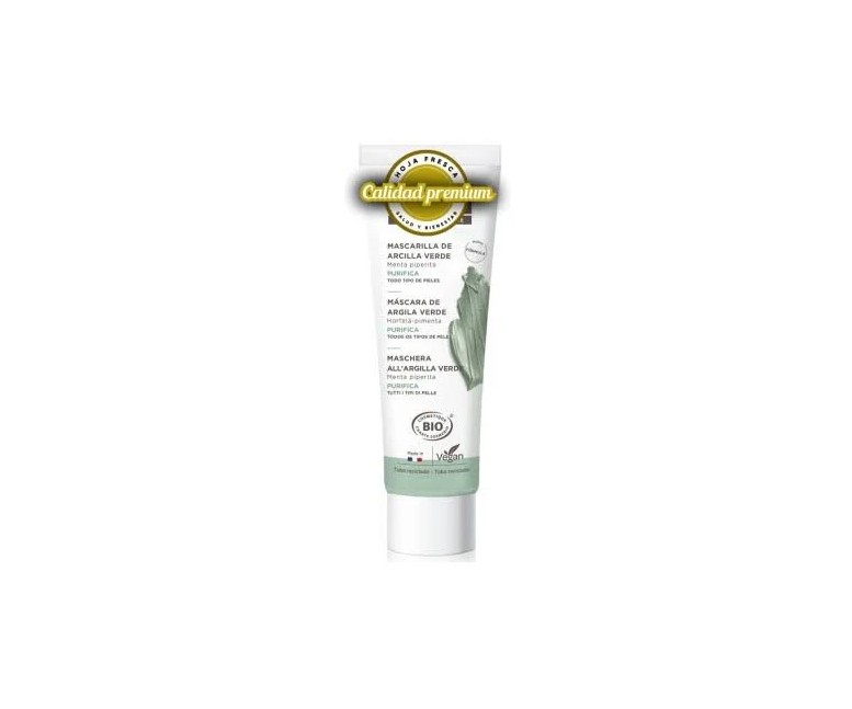 Mascarilla de arcilla verde piel grasa 100 ml Cattier