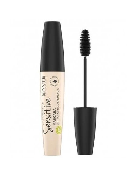 Máscara de pestañas sensitive 01 black 12 ml Sante