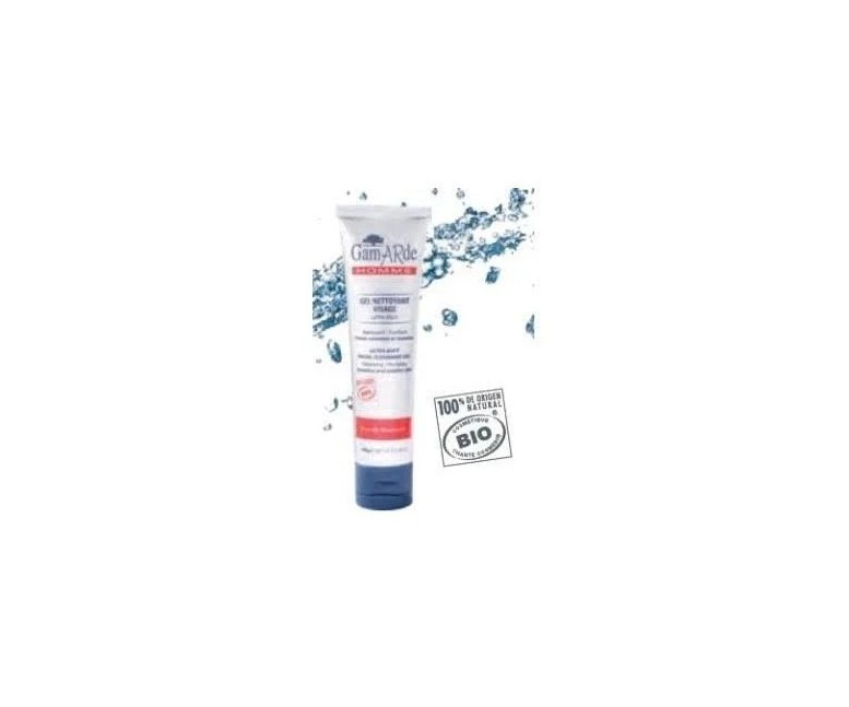 Gel limpiador facial hombre ultra suave bio 100 gr Gamarde
