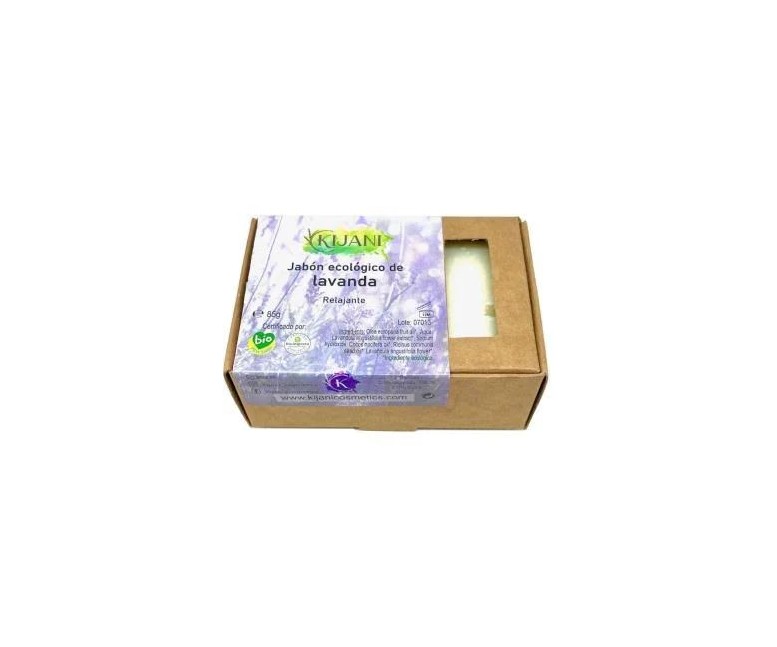 Jabón en pastilla de lavanda 80 gr Kijani