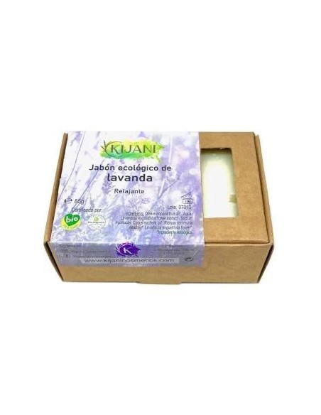Jabón en pastilla de lavanda 80 gr Kijani