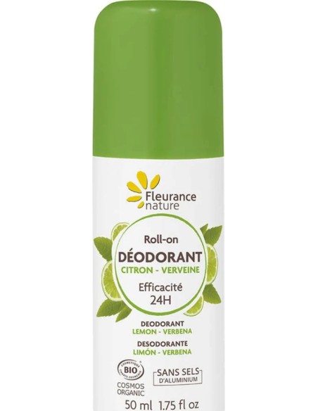 Desodorante limón-verbena roll-on vegan 50 ml Fleurance Nature