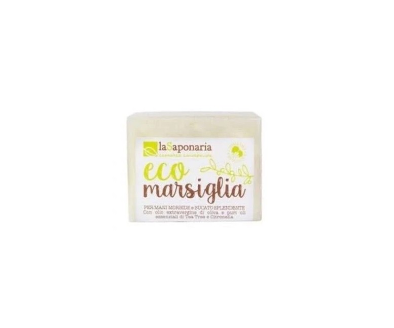 Jabón en pastilla ropa Marsella 200 gr LA SAPONARIA