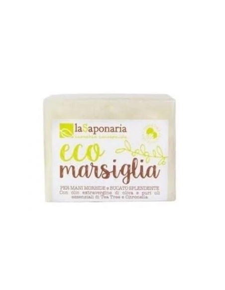Jabón en pastilla ropa Marsella 200 gr LA SAPONARIA