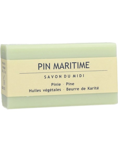 Jabón en pastilla de pino marítimo bio 100 gr Savon Du Midi