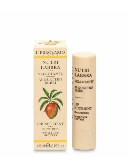 Labios nutritivo cuatro mantecas 4,5 ml L'Erbolario