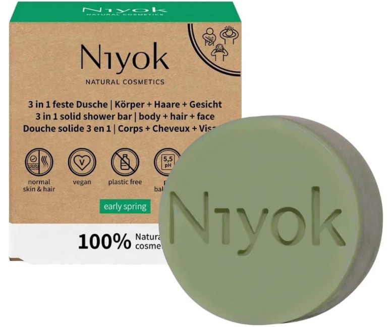 Limpiador corporal 3 en 1 early spring 80 gr Niyok