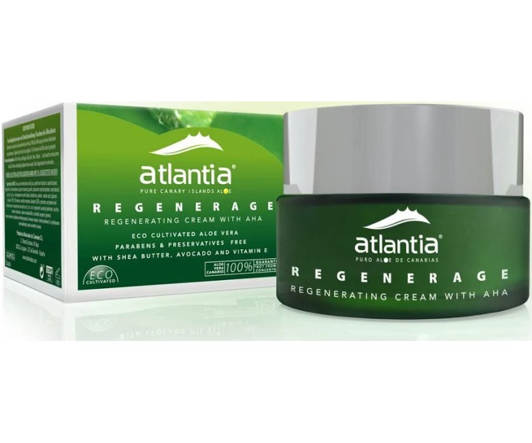 Regenerage crema antiedad con aloe eco 50 ml Atlantia