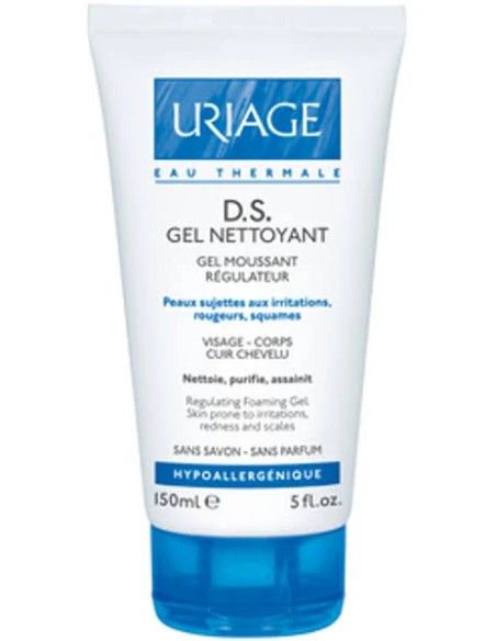 Ds gel limpiador corporal-capilar dermatitis 150 ml Uriage