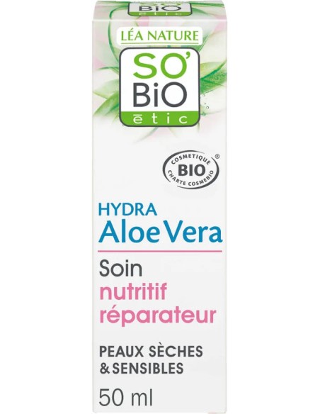 Crema nutritiva reparadora bisabolol-aloe vera bio 50 ml So Bio Etic