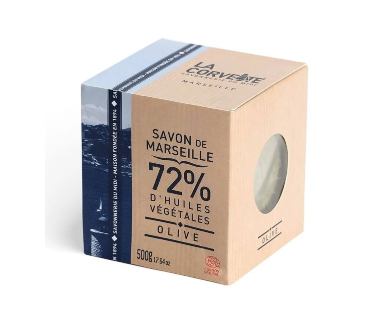 Jabón marsella oliva cubo 500 gr La corvette