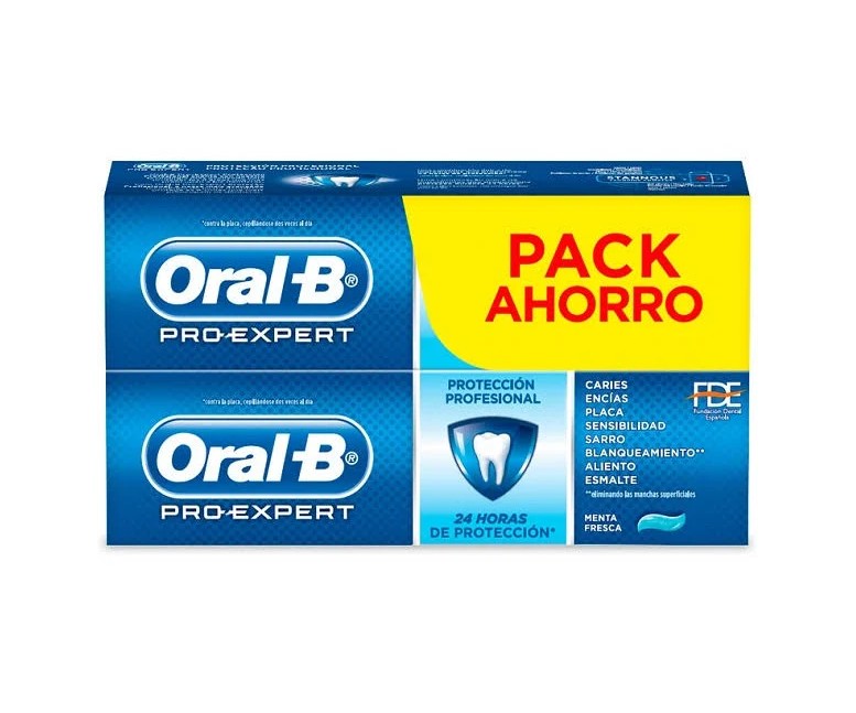 Pasta pro-expert protección profesional 2 cap - 100 ml Oral B