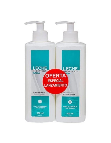 Inibsa pack leche hidratante dermat. 2 cap - 500 ml Inibsa