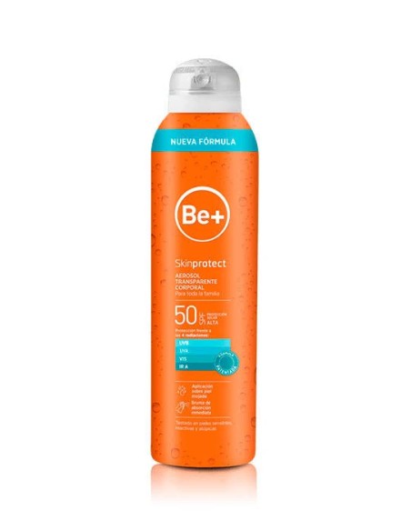 Be+ corp spf 50+ aerosol transp 200 ml Be+