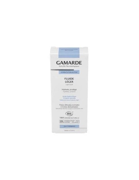Fluido hidratante ligero bio 40 ml Gamarde