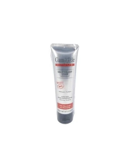 Gel exfoliante facial hombre bio 100 gr Gamarde