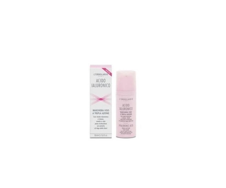 Ácido hialurónico máscara facial triple acción 50 ml L'Erbolario