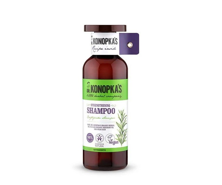 Champú fortificante vegan 500 ml Konopka
