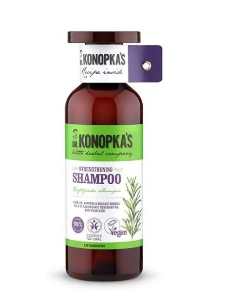 Champú fortificante vegan 500 ml Konopka