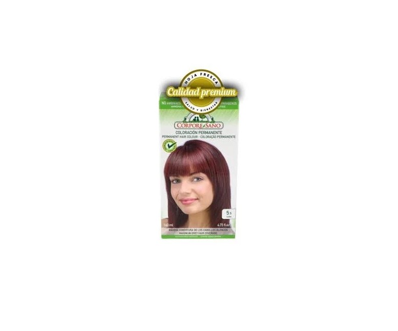 Tinte caoba 140 ml Corpore sano