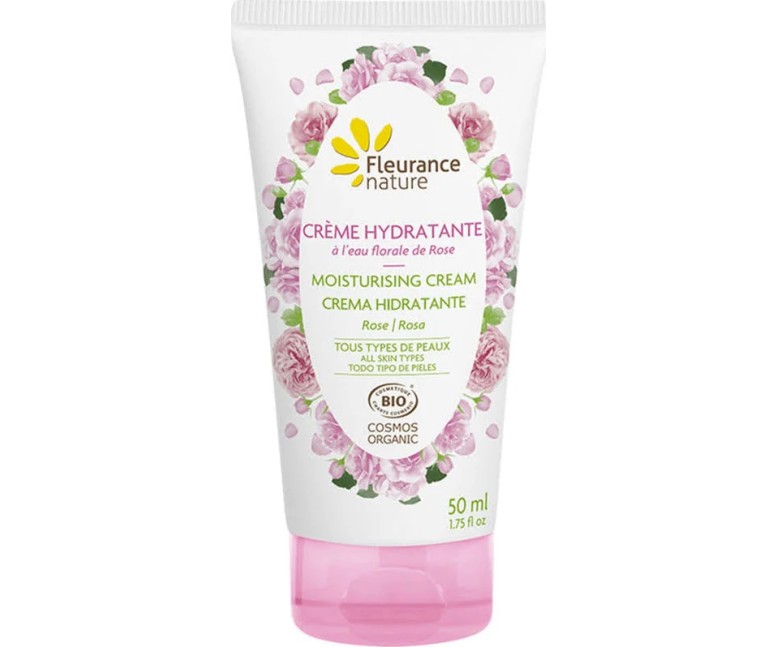 Crema hidratante con rosa 50 ml Fleurance Nature