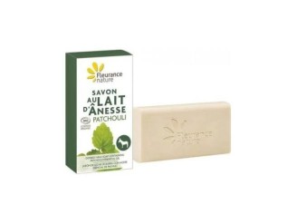 Jabón leche de burra con patchouli pastilla