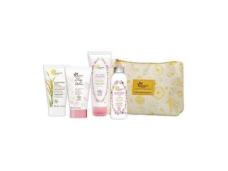 Cofre neceser rosa cuatro productos