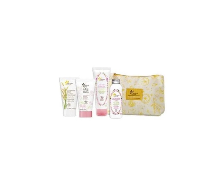 Cofre neceser rosa cuatro productos 4 productos - 50 ml Fleurance Nature