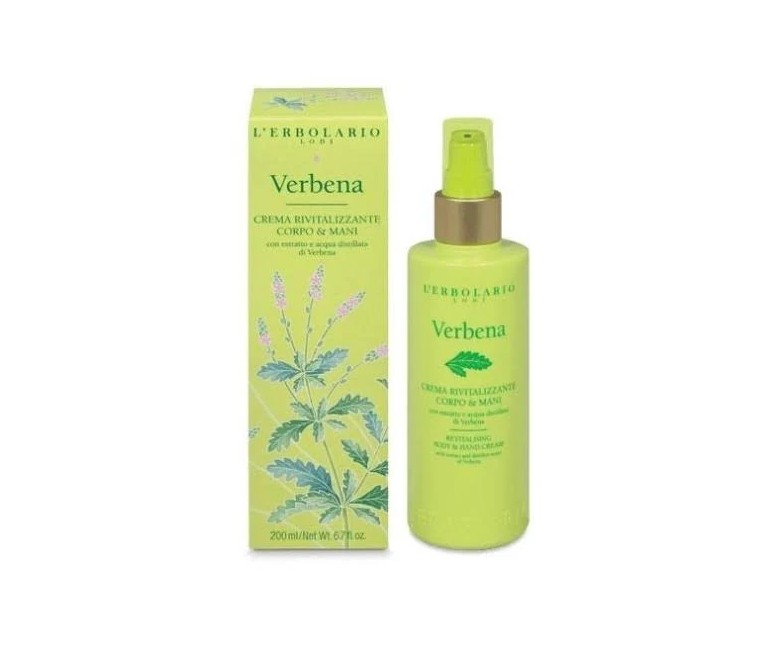 Verbena crema cuerpo y manos revitalizante 200 ml L'Erbolario