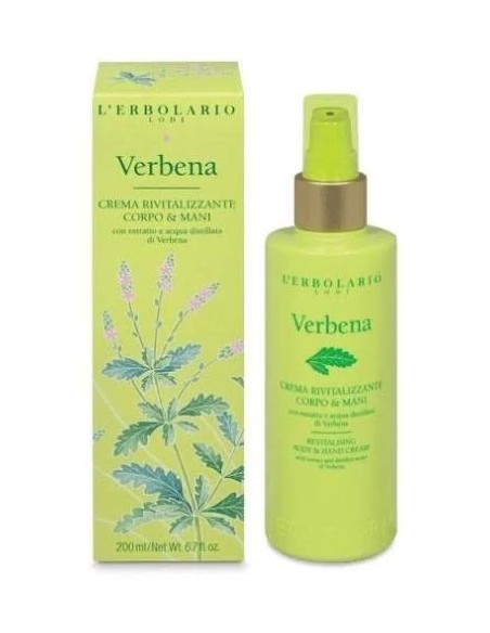 Verbena crema cuerpo y manos revitalizante 200 ml L'Erbolario