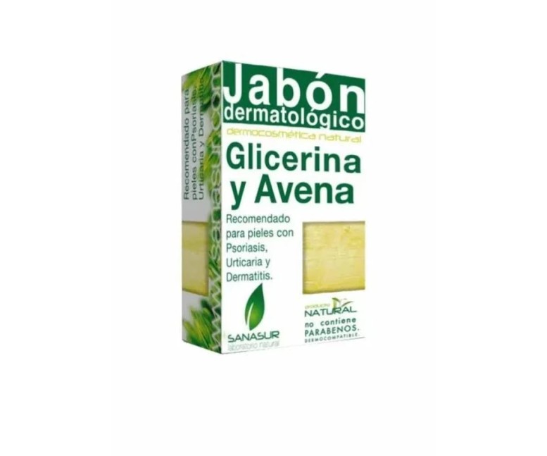 Jabón glicerina azufre 100 gr Sanasur