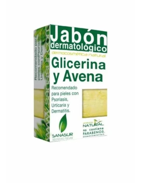 Jabón glicerina azufre 100 gr Sanasur