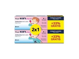 Fluor Kin Infantil Pasta
