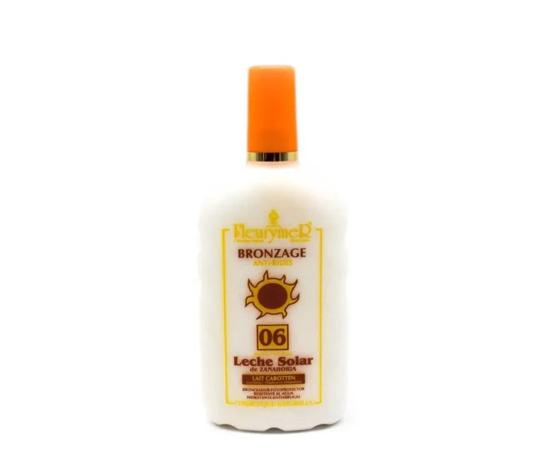 Leche solar zanahoria spf-6 250 ml Fleurymer