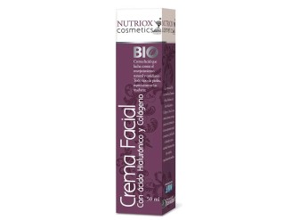 Crema facial ácido hialurónico y colágeno bio