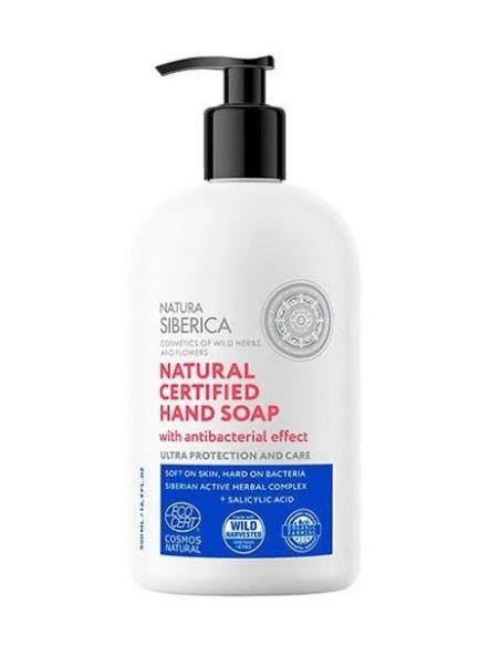 Jabón de manos higienizante antibacteriano 500 ml Natura Siberica